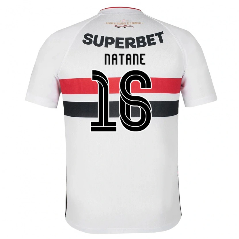 Danxen Homem Camisola Natane #16 Branco Vermelho Preto Principal 2026/27 Camisa Brasil