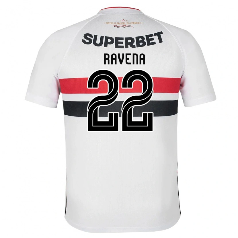 Danxen Homem Camisola Ravena #22 Branco Vermelho Preto Principal 2026/27 Camisa Brasil