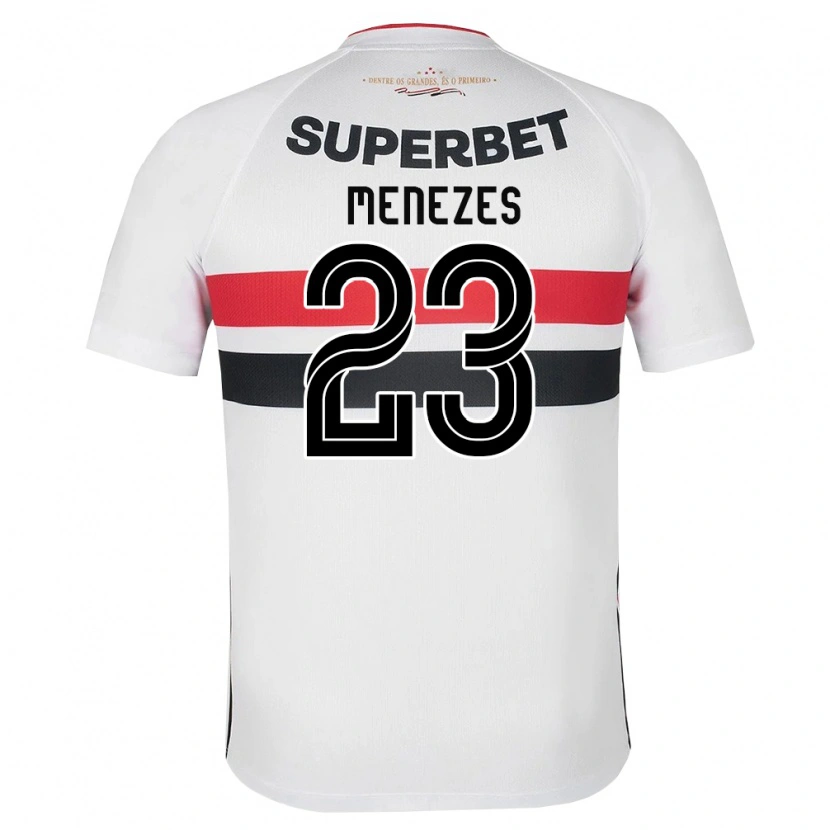 Danxen Homem Camisola Bia Menezes #23 Branco Vermelho Preto Principal 2026/27 Camisa Brasil