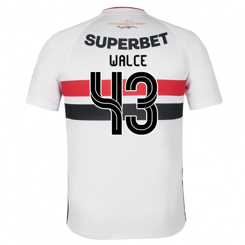 Danxen Homem Camisola Walce #43 Branco Vermelho Preto Principal 2026/27 Camisa Brasil