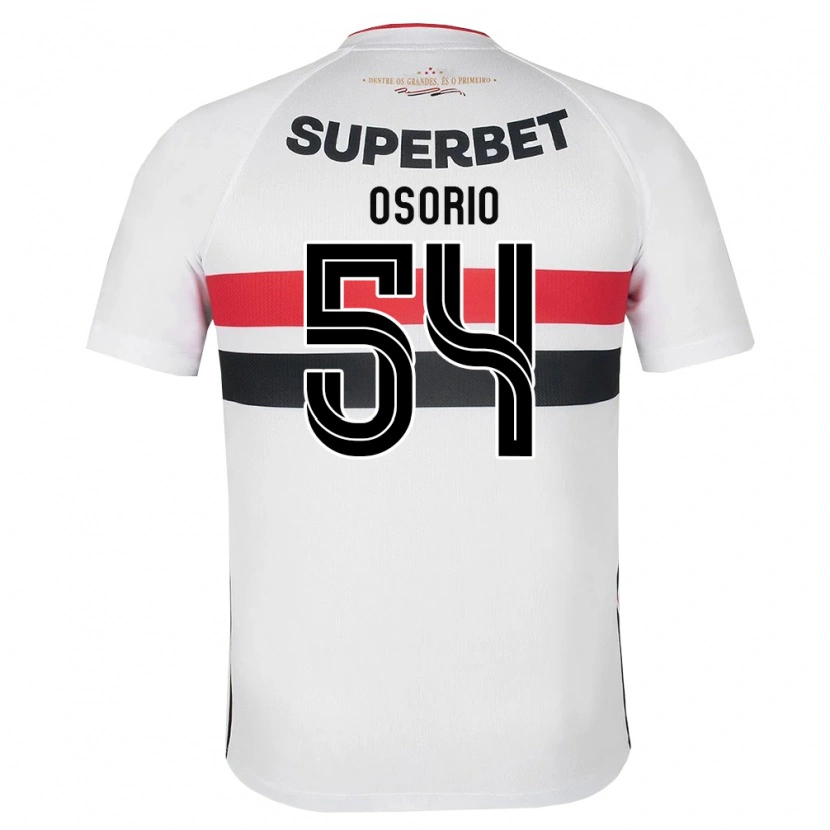 Danxen Homem Camisola Luis Osorio #54 Branco Vermelho Preto Principal 2026/27 Camisa Brasil