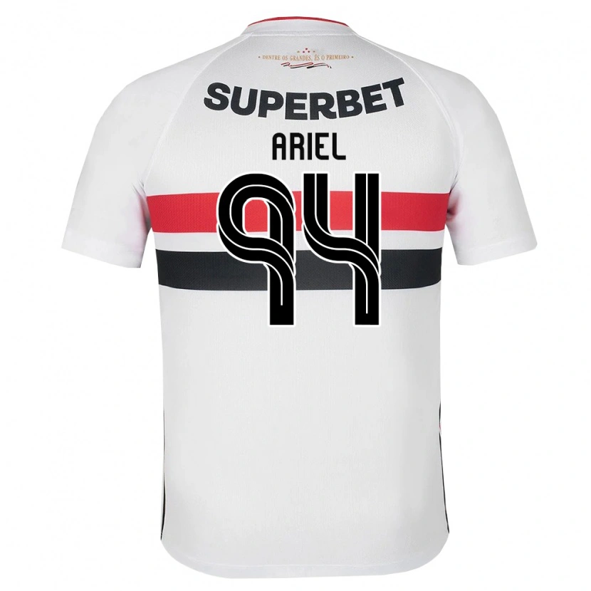 Danxen Homem Camisola Ariel #94 Branco Vermelho Preto Principal 2026/27 Camisa Brasil