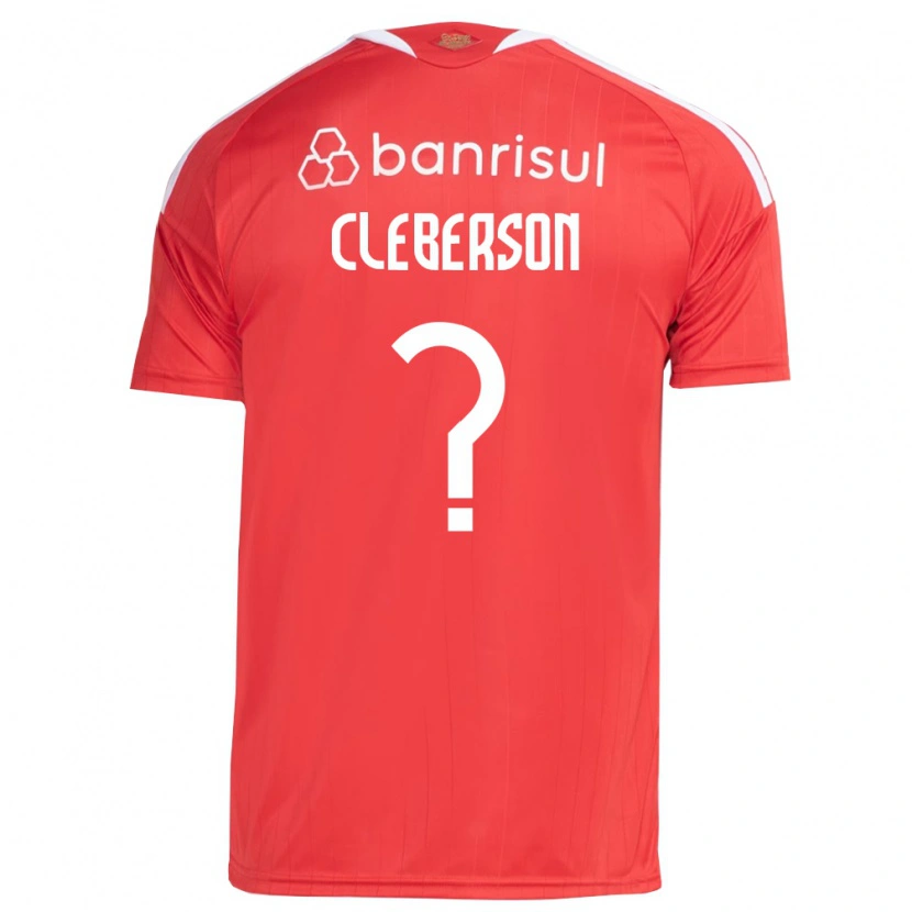 Danxen Homem Camisola Cleberson #0 Vermelho Branco Principal 2026/27 Camisa Brasil