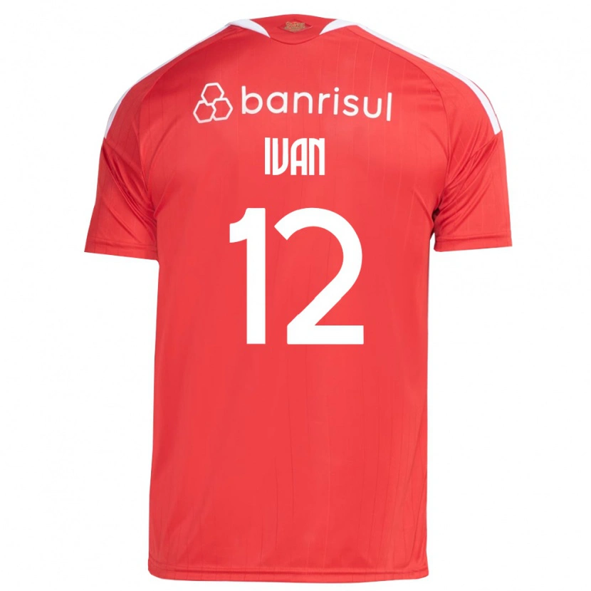 Danxen Homem Camisola Ivan #12 Vermelho Branco Principal 2026/27 Camisa Brasil