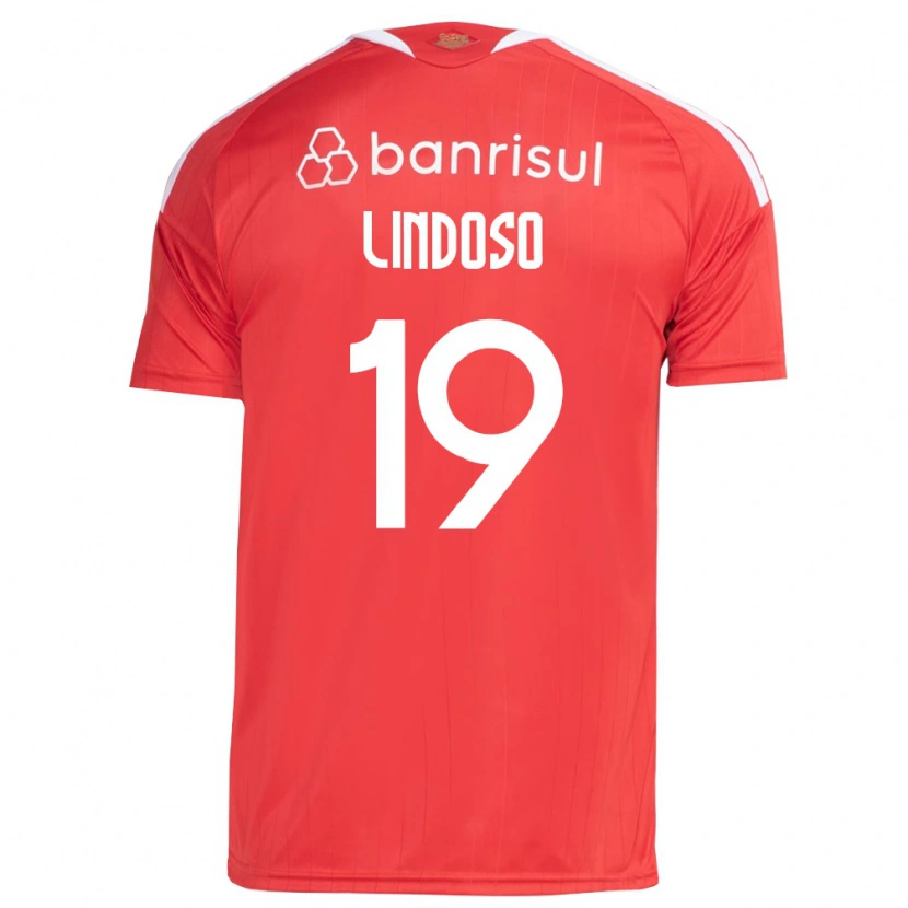 Danxen Homem Camisola Rodrigo Lindoso #19 Vermelho Branco Principal 2026/27 Camisa Brasil
