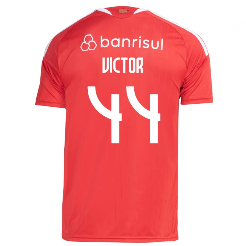 Danxen Homem Camisola João Victor #44 Vermelho Branco Principal 2026/27 Camisa Brasil