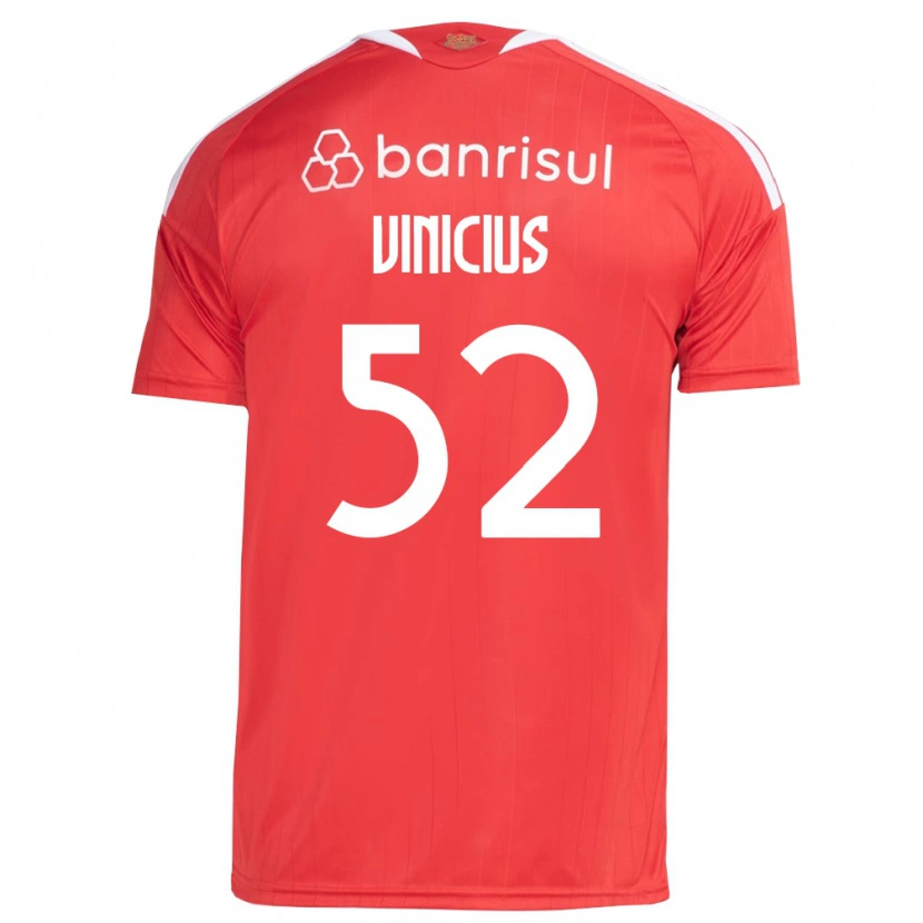 Danxen Homem Camisola Gabriel Vinicius #52 Vermelho Branco Principal 2026/27 Camisa Brasil