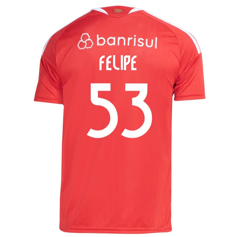 Danxen Homem Camisola Luiz Felipe #53 Vermelho Branco Principal 2026/27 Camisa Brasil