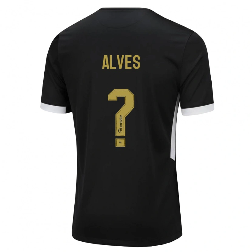 Danxen Homem Camisola Denilson Alves #0 Preto Branco Amarelo Principal 2026/27 Camisa Brasil