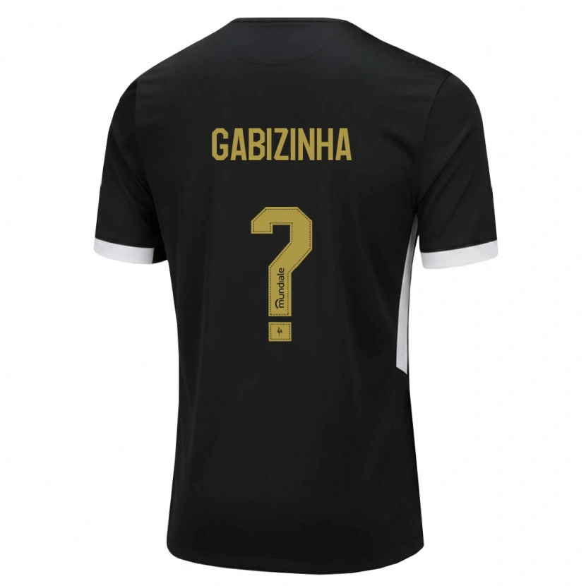 Danxen Homem Camisola Gabizinha #0 Preto Branco Amarelo Principal 2026/27 Camisa Brasil