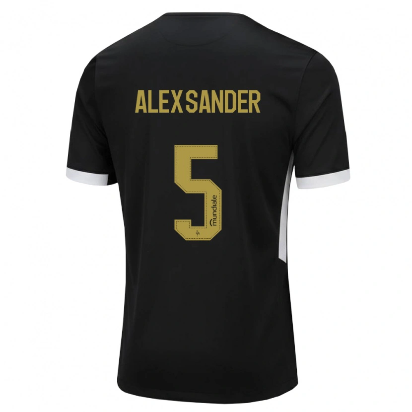 Danxen Homem Camisola Alexsander Cristhian Gomes Da Costa #5 Preto Branco Amarelo Principal 2026/27 Camisa Brasil