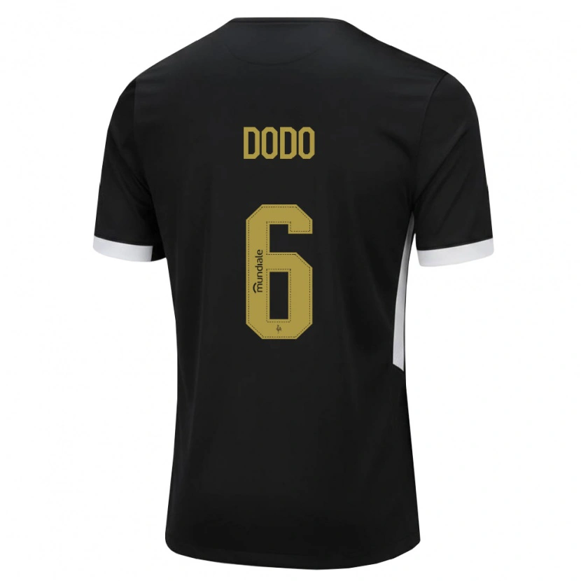 Danxen Homem Camisola Dodo #6 Preto Branco Amarelo Principal 2026/27 Camisa Brasil