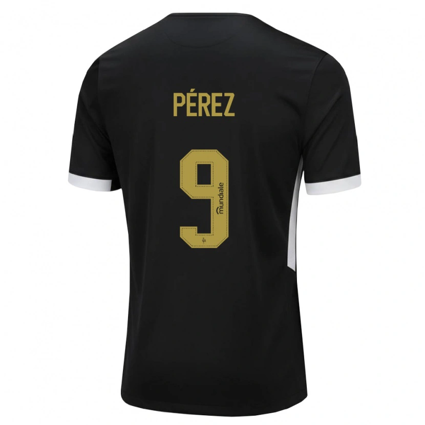 Danxen Homem Camisola Diego Pérez #9 Preto Branco Amarelo Principal 2026/27 Camisa Brasil