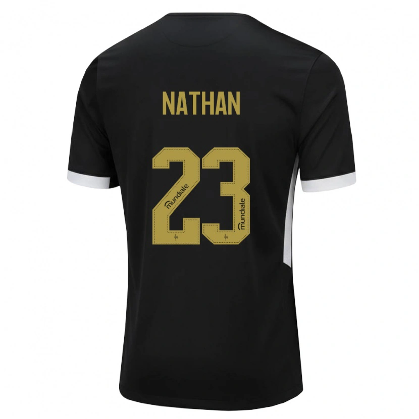 Danxen Homem Camisola Nathan #23 Preto Branco Amarelo Principal 2026/27 Camisa Brasil