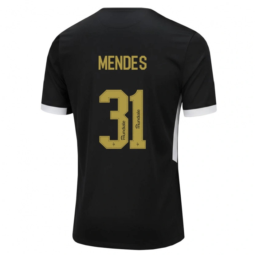Danxen Homem Camisola Matheus Mendes #31 Preto Branco Amarelo Principal 2026/27 Camisa Brasil
