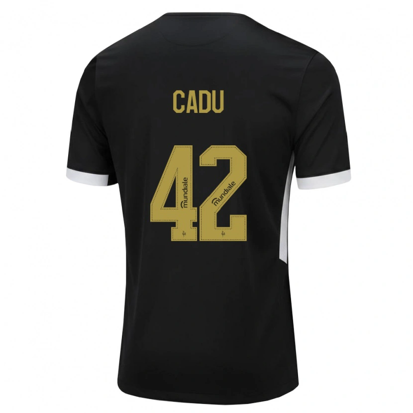 Danxen Homem Camisola Cadu #42 Preto Branco Amarelo Principal 2026/27 Camisa Brasil