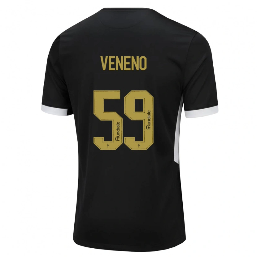 Danxen Homem Camisola Gabriel Veneno #59 Preto Branco Amarelo Principal 2026/27 Camisa Brasil