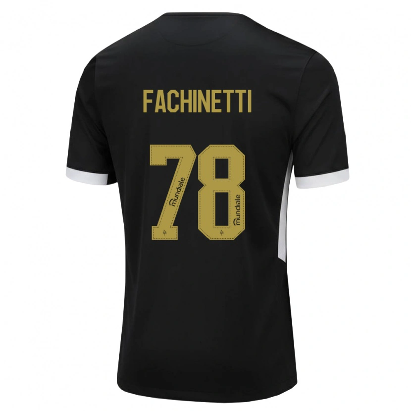Danxen Homem Camisola Pedro Fachinetti #78 Preto Branco Amarelo Principal 2026/27 Camisa Brasil