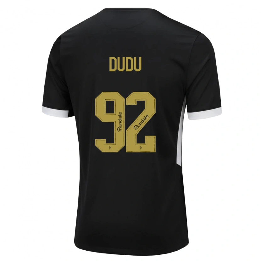 Danxen Homem Camisola Dudu #92 Preto Branco Amarelo Principal 2026/27 Camisa Brasil