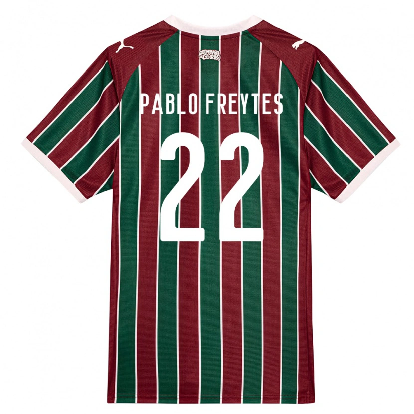 Danxen Homem Camisola Juan Pablo Freytes #22 Verde Borgonha Branco Principal 2026/27 Camisa Brasil