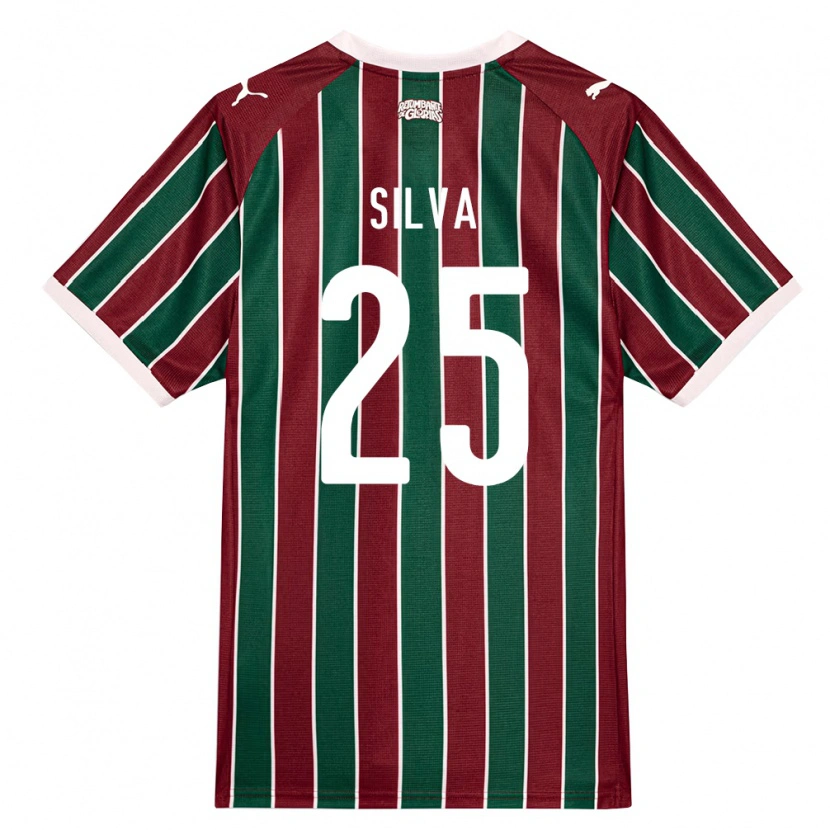 Danxen Homem Camisola Julia Silva #25 Verde Borgonha Branco Principal 2026/27 Camisa Brasil