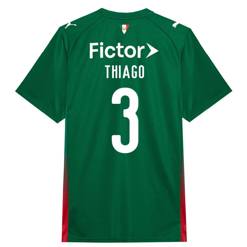 Danxen Homem Camisola Thiago Pimenta #3 Verde Vermelho Branco Principal 2026/27 Camisa Brasil