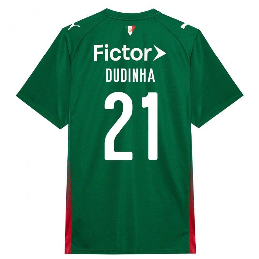 Danxen Homem Camisola Dudinha #21 Verde Vermelho Branco Principal 2026/27 Camisa Brasil