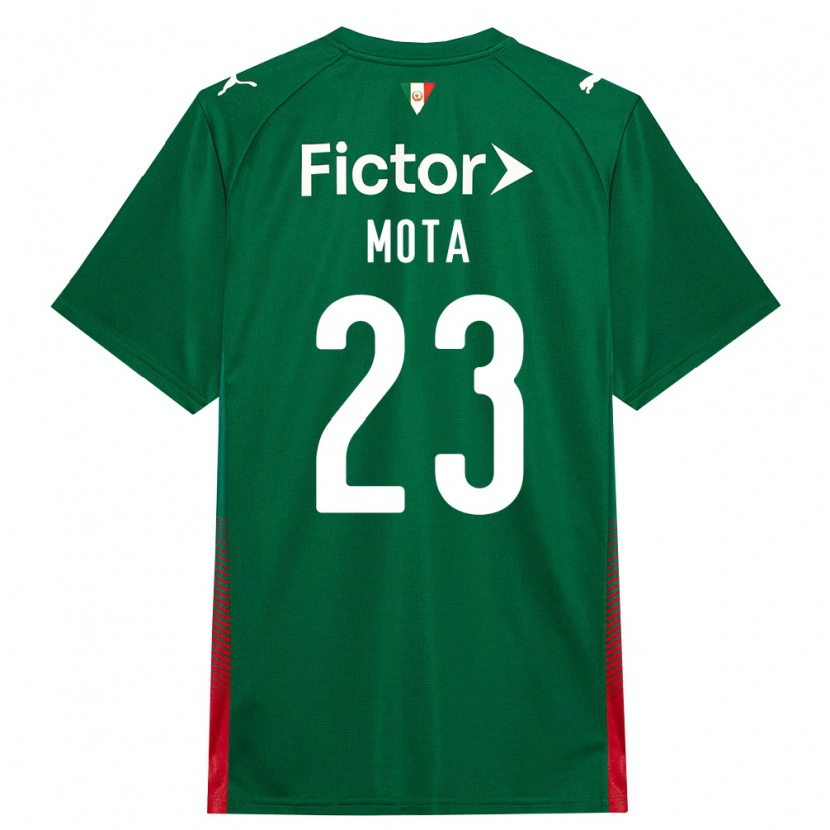 Danxen Homem Camisola Flávia Mota #23 Verde Vermelho Branco Principal 2026/27 Camisa Brasil
