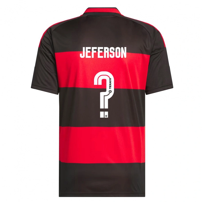 Danxen Homem Camisola Jeferson Pereira De Sousa #0 Vermelho Preto Branco Principal 2026/27 Camisa Brasil