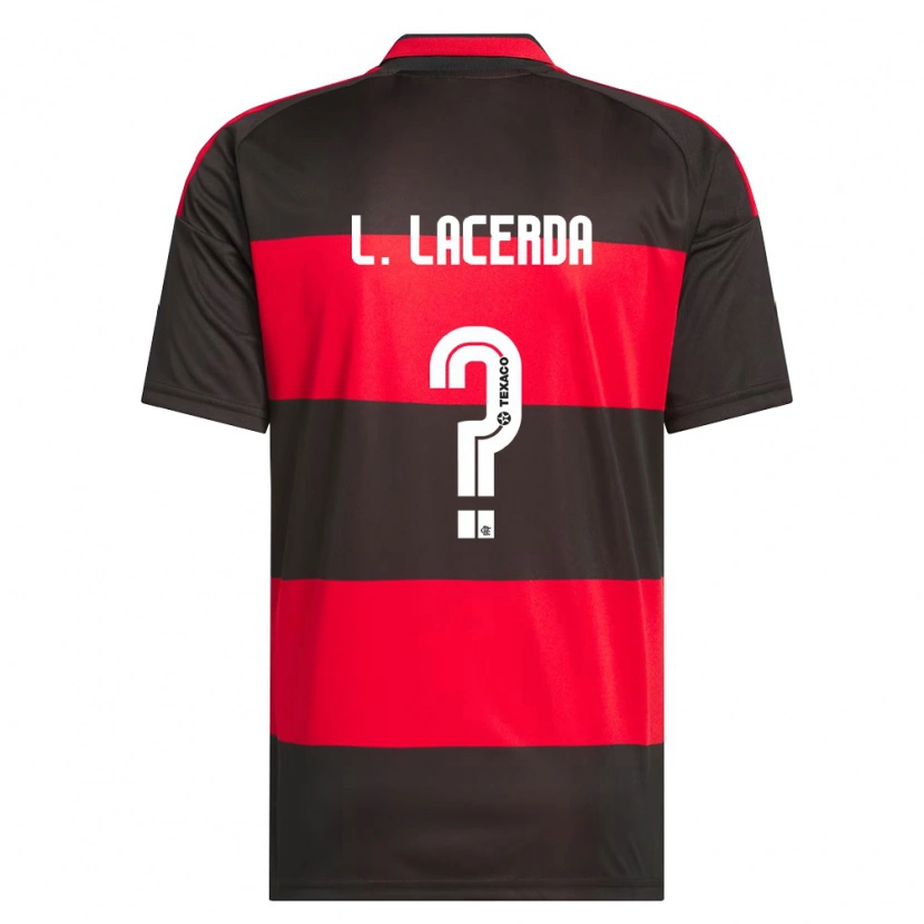 Danxen Homem Camisola Iago Lacerda #0 Vermelho Preto Branco Principal 2026/27 Camisa Brasil