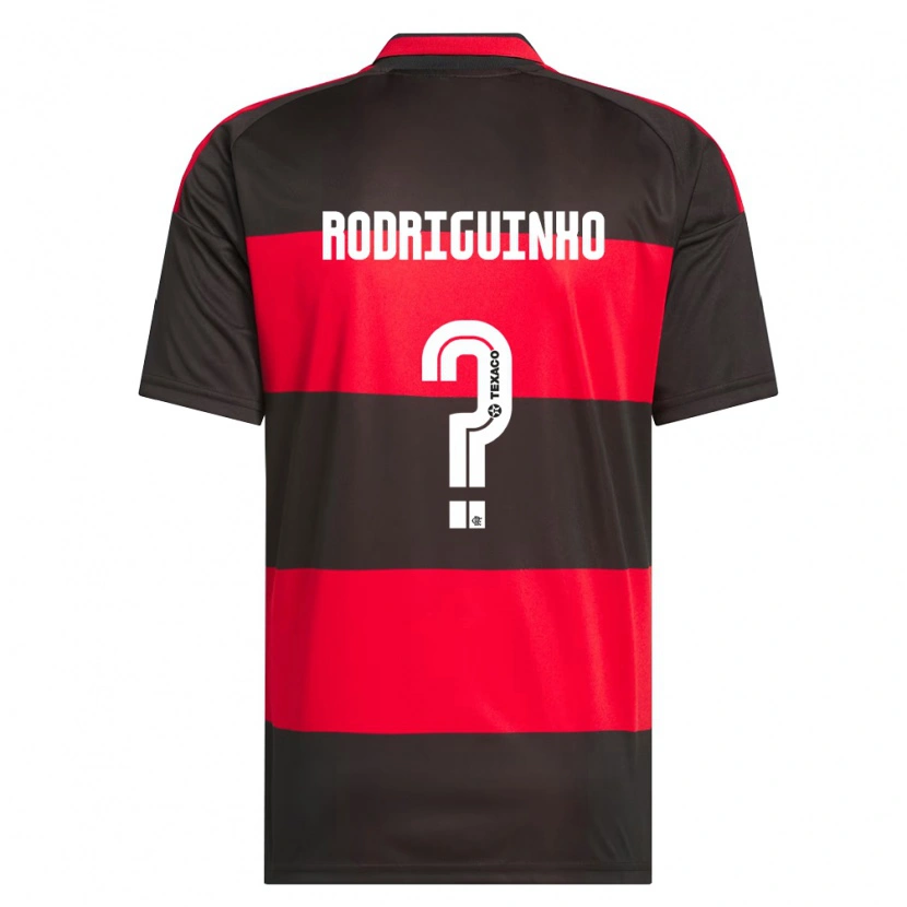 Danxen Homem Camisola Rodriguinho #0 Vermelho Preto Branco Principal 2026/27 Camisa Brasil