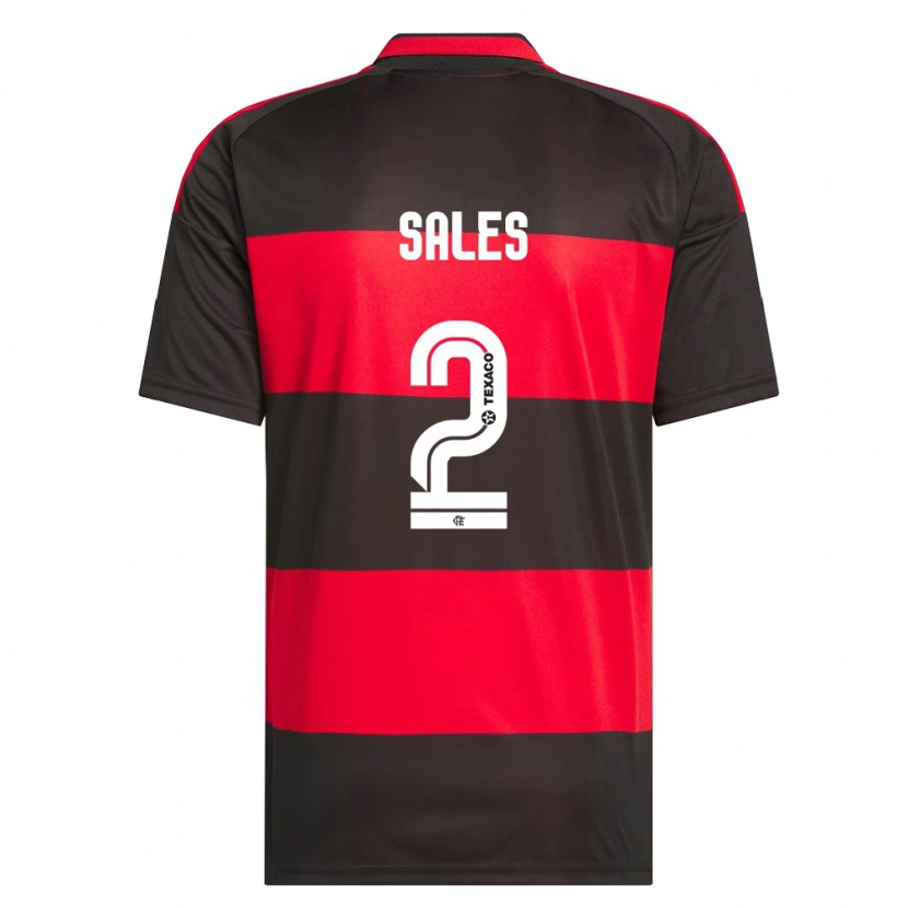 Danxen Homem Camisola Daniel Sales #2 Vermelho Preto Branco Principal 2026/27 Camisa Brasil