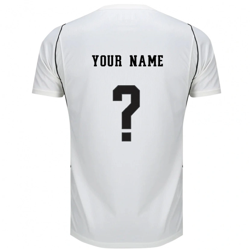 Danxen Homem Camisola Seu Nome #0 Branco Preto Vermelho Principal 2026/27 Camisa Brasil