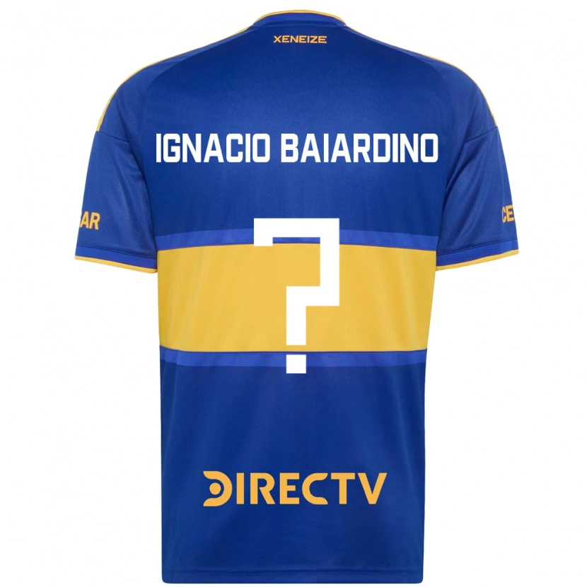 Danxen Homem Camisola Juan Ignacio Baiardino #0 Azul Real Amarelo Principal 2026/27 Camisa Brasil
