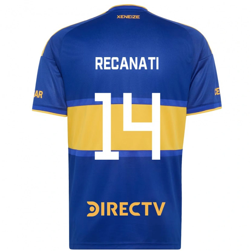 Danxen Homem Camisola Bianca Recanati #14 Azul Real Amarelo Principal 2026/27 Camisa Brasil