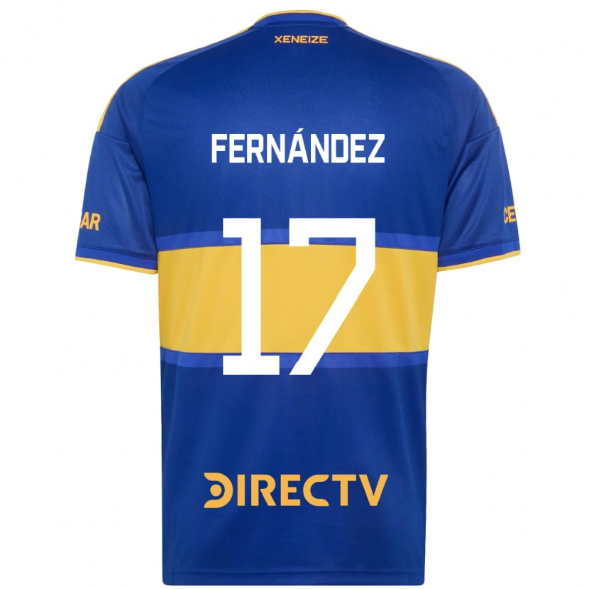 Danxen Homem Camisola Alexander Fernández #17 Azul Real Amarelo Principal 2026/27 Camisa Brasil