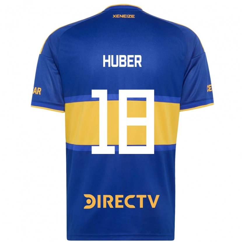 Danxen Homem Camisola Clarisa Huber #18 Azul Real Amarelo Principal 2026/27 Camisa Brasil