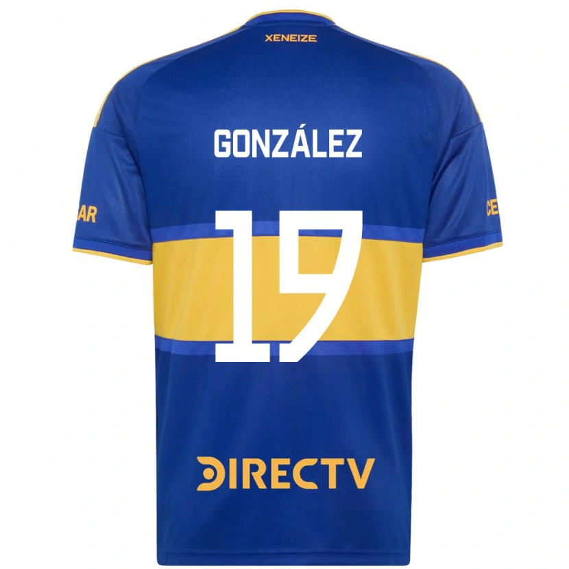Danxen Homem Camisola Ezequiel González #19 Azul Real Amarelo Principal 2026/27 Camisa Brasil