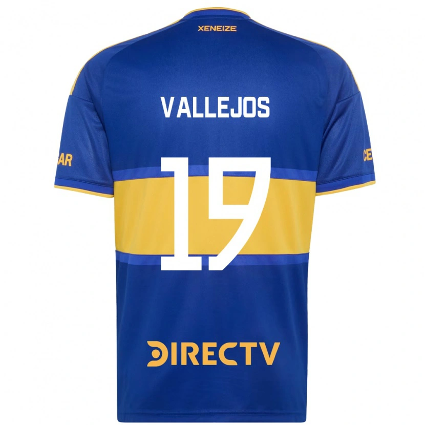 Danxen Homem Camisola Fabiana Vallejos #19 Azul Real Amarelo Principal 2026/27 Camisa Brasil