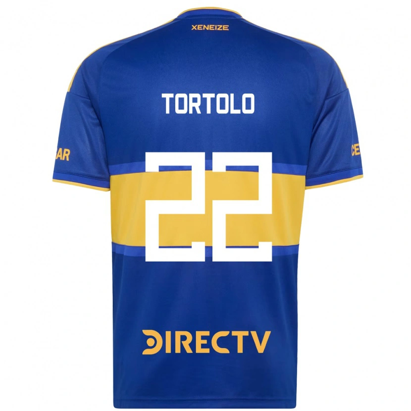 Danxen Homem Camisola Dulce Tortolo #22 Azul Real Amarelo Principal 2026/27 Camisa Brasil