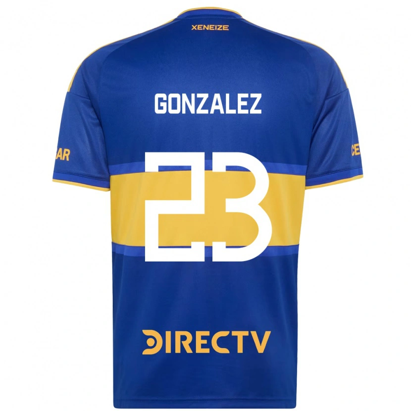 Danxen Homem Camisola Diego Gonzalez #23 Azul Real Amarelo Principal 2026/27 Camisa Brasil