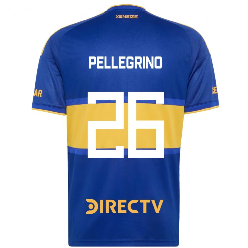 Danxen Homem Camisola Marco Pellegrino #26 Azul Real Amarelo Principal 2026/27 Camisa Brasil