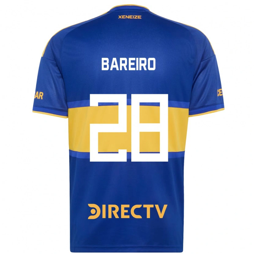 Danxen Homem Camisola Adam Bareiro #28 Azul Real Amarelo Principal 2026/27 Camisa Brasil