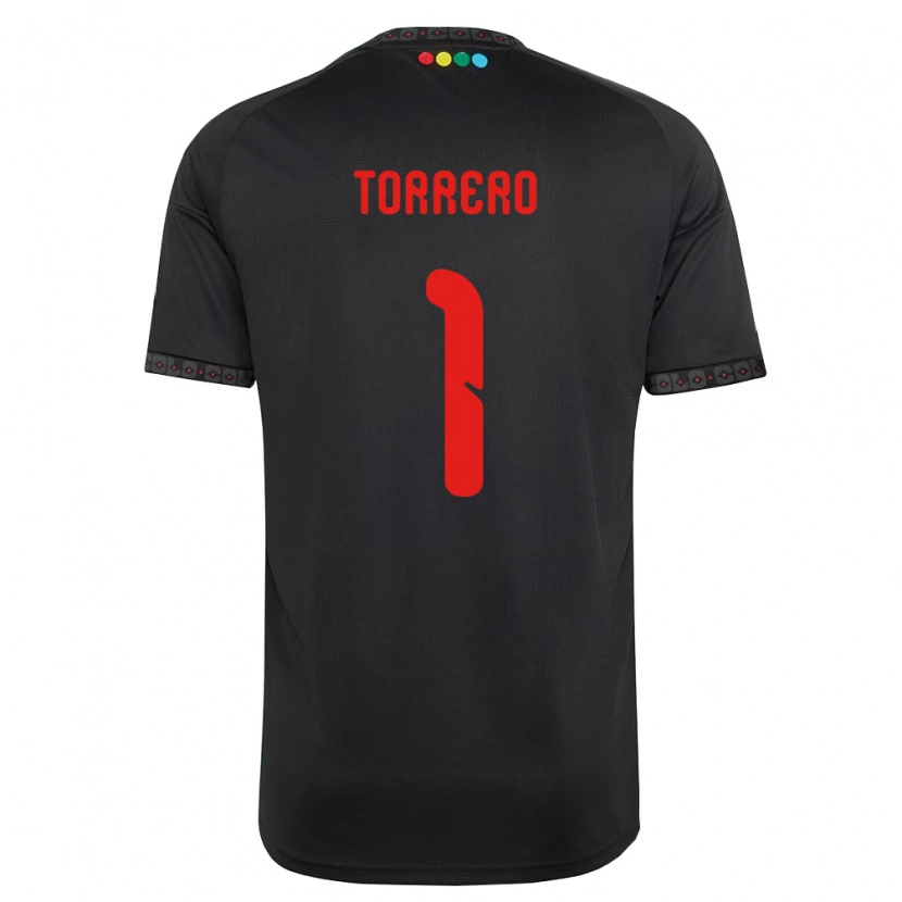 Danxen Homem Camisola Ryann Torrero #1 Preto Vermelho Alternativa 2026/27 Camisa Brasil
