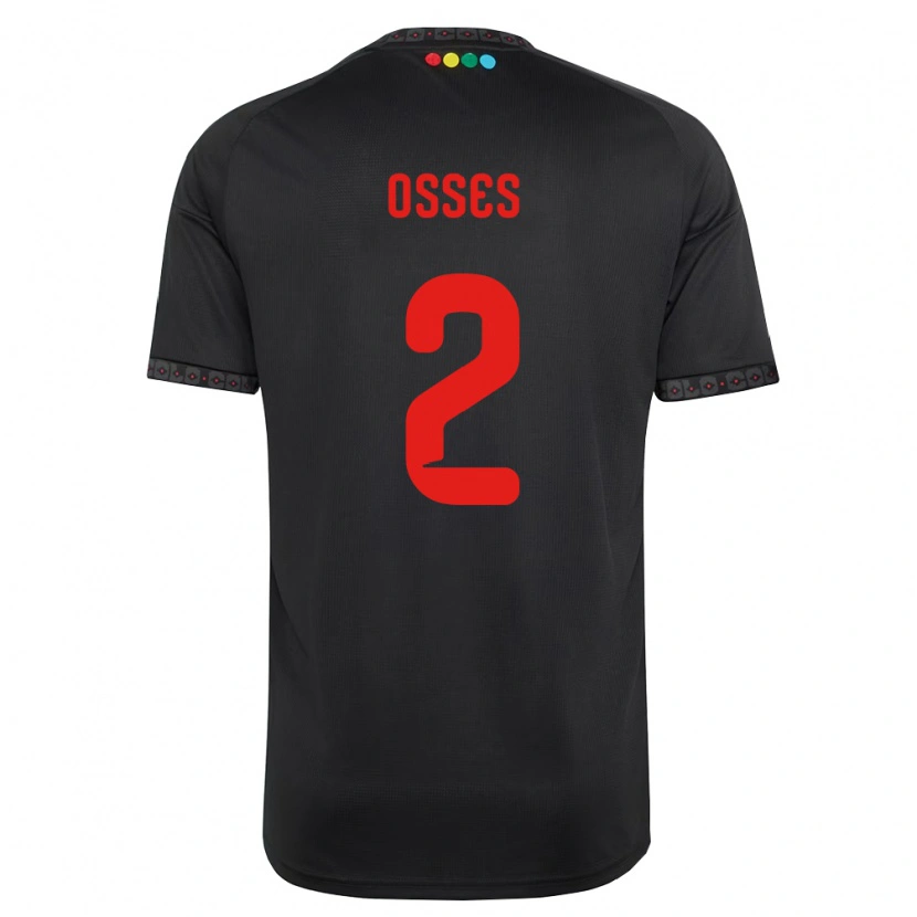 Danxen Homem Camisola Martina Osses #2 Preto Vermelho Alternativa 2026/27 Camisa Brasil