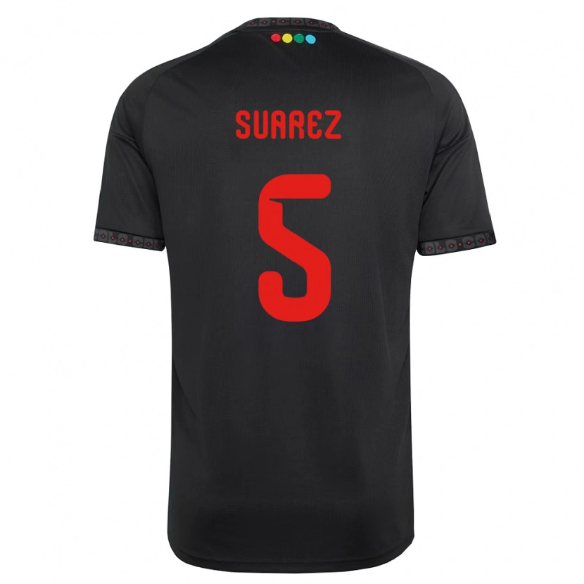 Danxen Homem Camisola Nicolás Suarez #5 Preto Vermelho Alternativa 2026/27 Camisa Brasil
