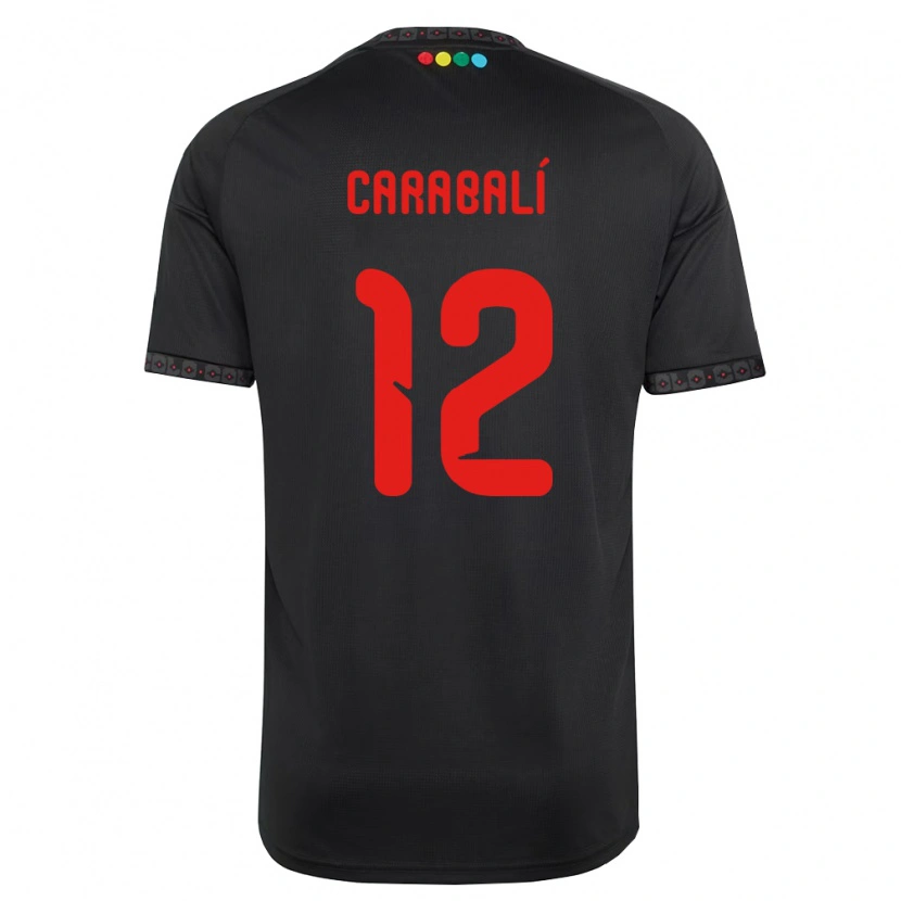 Danxen Homem Camisola Omar Carabalí #12 Preto Vermelho Alternativa 2026/27 Camisa Brasil