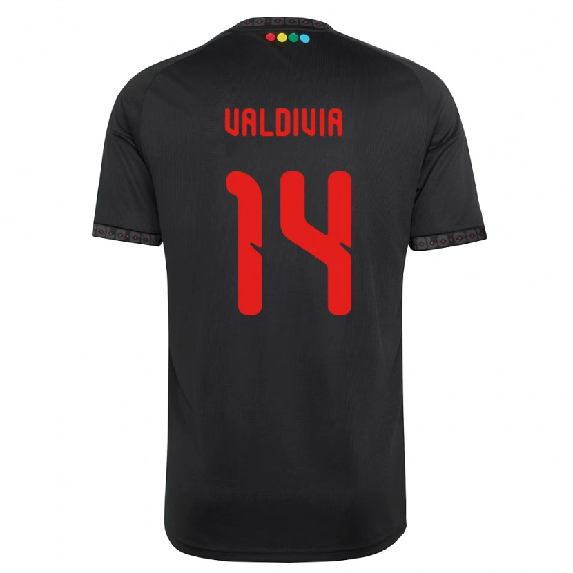 Danxen Homem Camisola Felipe Valdivia #14 Preto Vermelho Alternativa 2026/27 Camisa Brasil