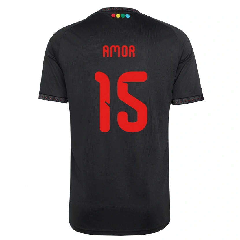Danxen Homem Camisola Emiliano Amor #15 Preto Vermelho Alternativa 2026/27 Camisa Brasil