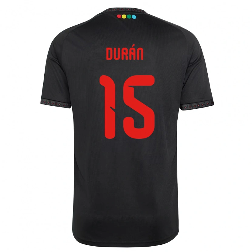 Danxen Homem Camisola José Durán #15 Preto Vermelho Alternativa 2026/27 Camisa Brasil